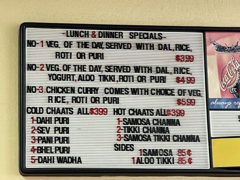 Samosa Garden - Sacramento, CA menu_pic