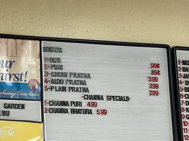 Samosa Garden - Sacramento, CA menu_pic