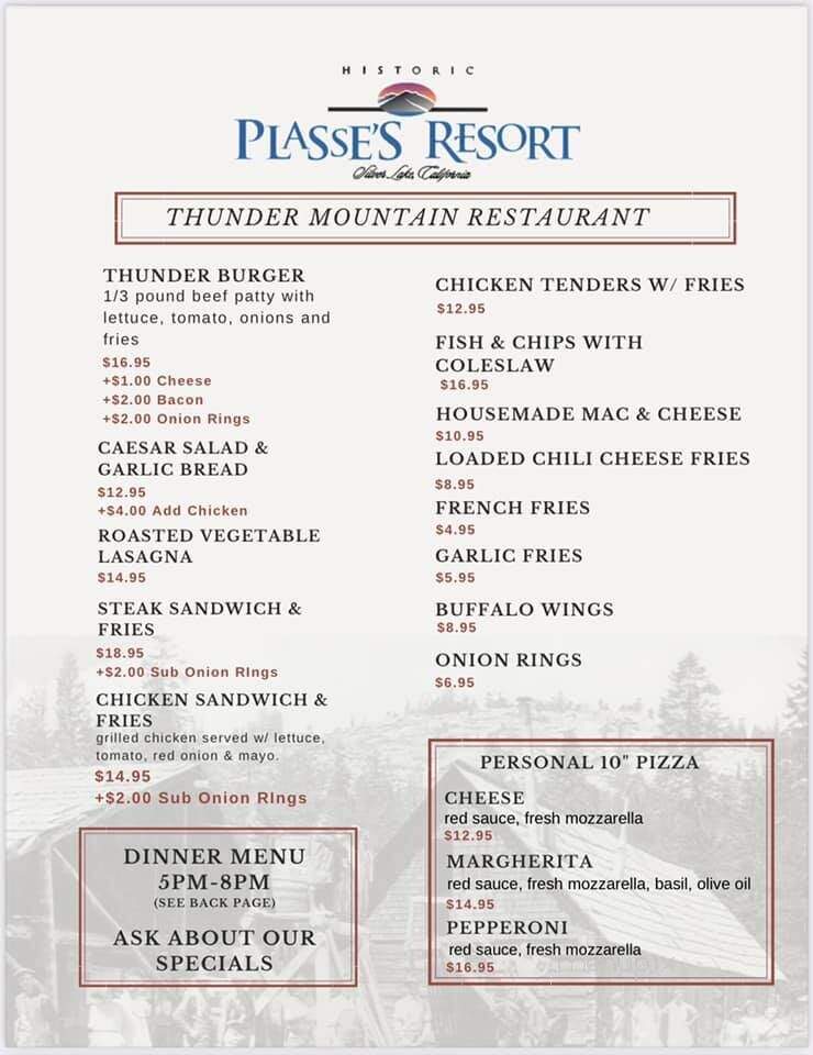 Plasse's Resort - Pioneer, CA