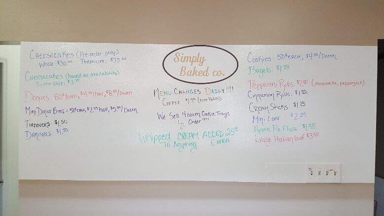 Simply Baked - Charleroi, PA menu_pic