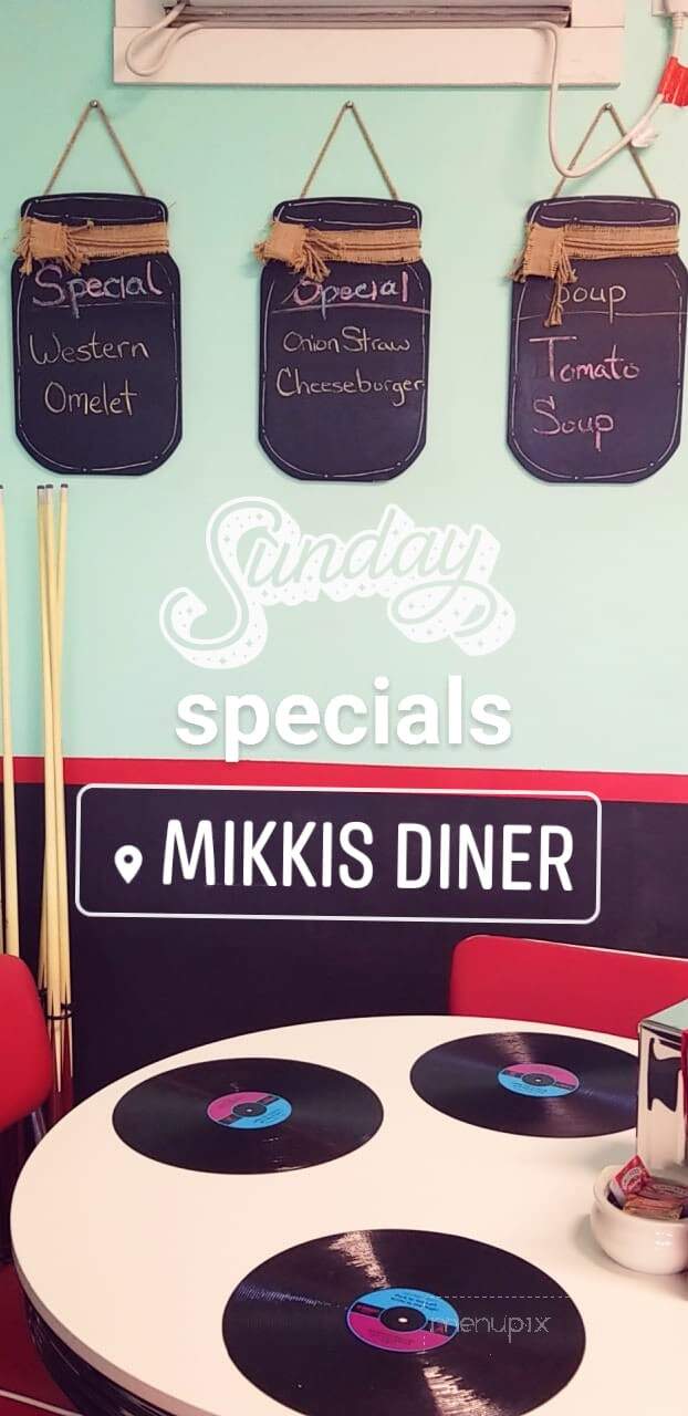 Mikki's Diner - Ashtabula, OH menu_pic