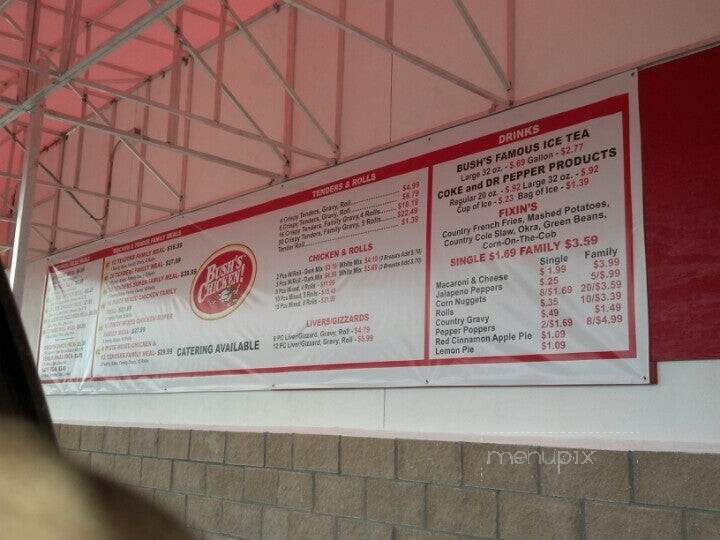 Menu of Bush's Chicken! in Pecos, TX 79772