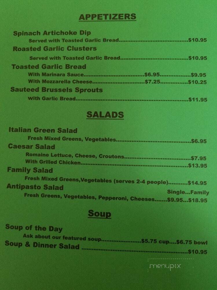 Giannelli's a Taste of Italy - Grants Pass, OR menu_pic