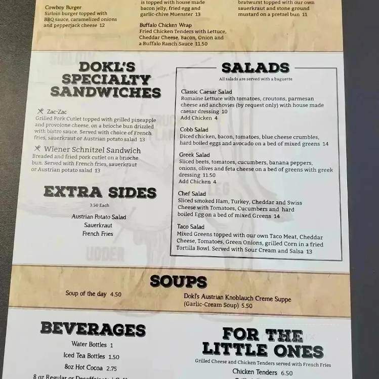 Dokl's Meat Market - Comstock Park, MI menu_pic