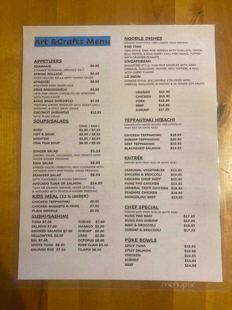 Wok By D'Bay - Fairhope, AL menu_pic