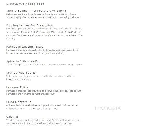 Olive Garden - Catoosa, OK menu_pic