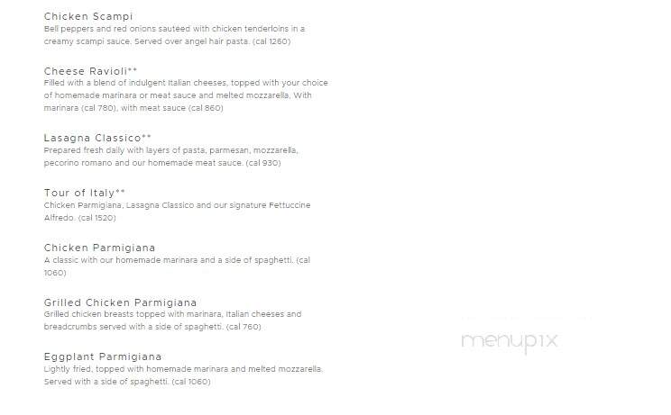 Olive Garden - Catoosa, OK menu_pic