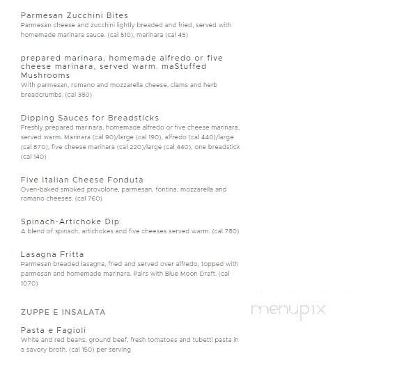 Olive Garden - Catoosa, OK menu_pic