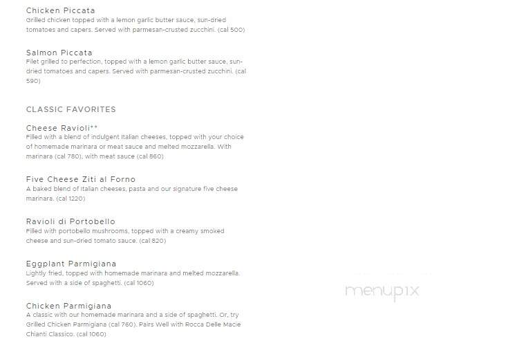 Olive Garden - Catoosa, OK menu_pic