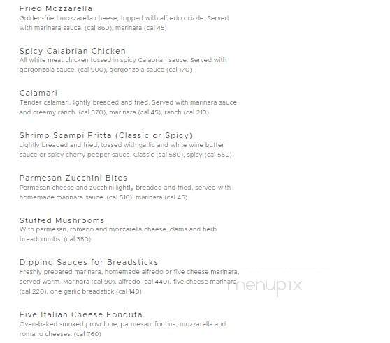 Olive Garden - Catoosa, OK menu_pic