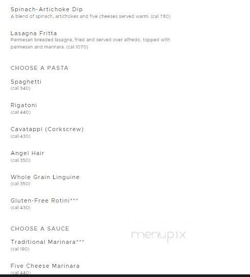 Olive Garden - Catoosa, OK menu_pic