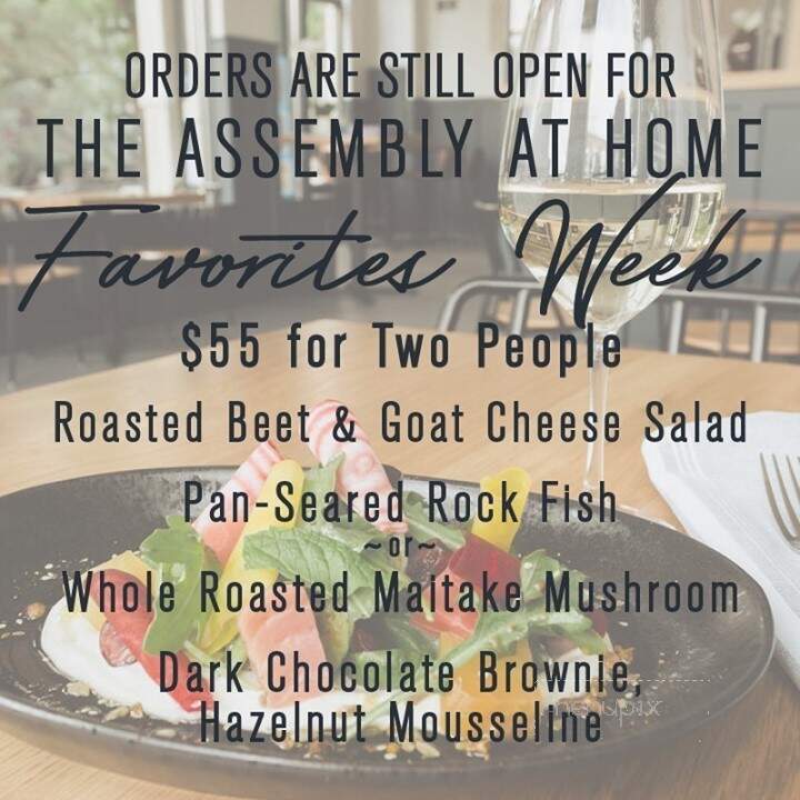 The Assembly - Eagle, CO menu_pic