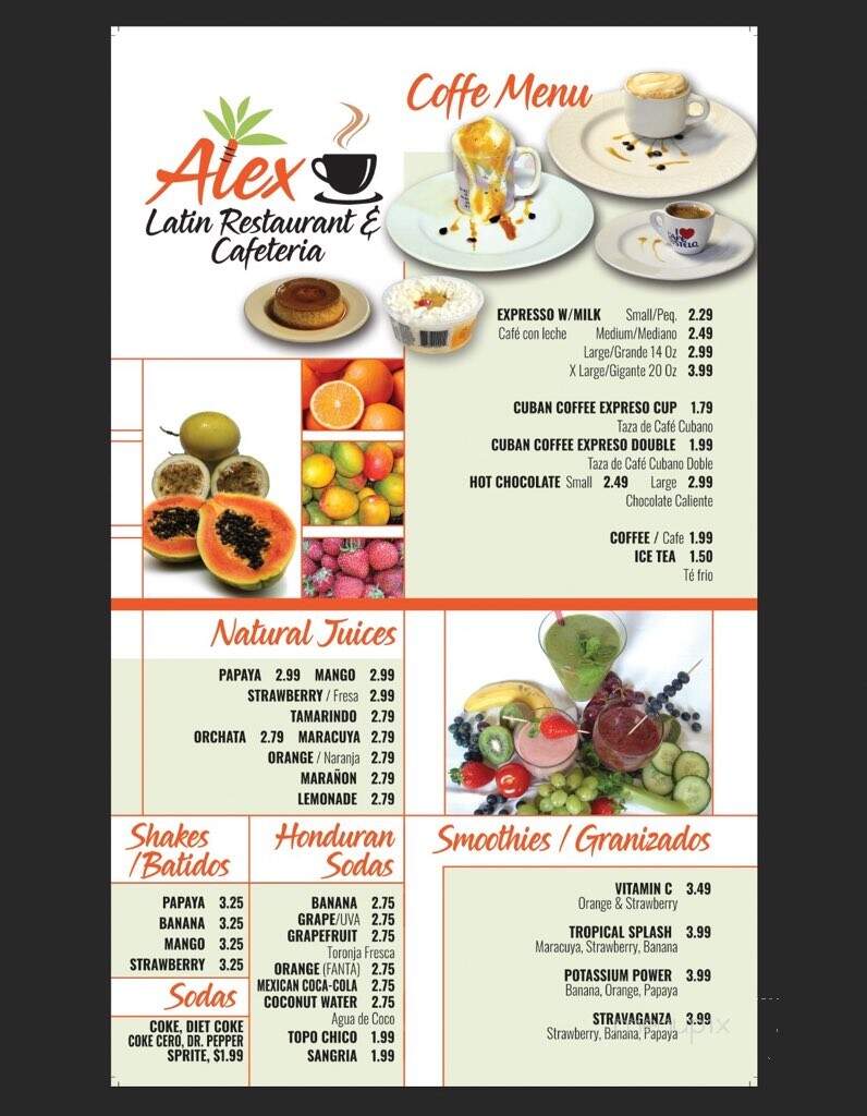Alex Latin Restaurant and Cafeteria - West Monroe, LA