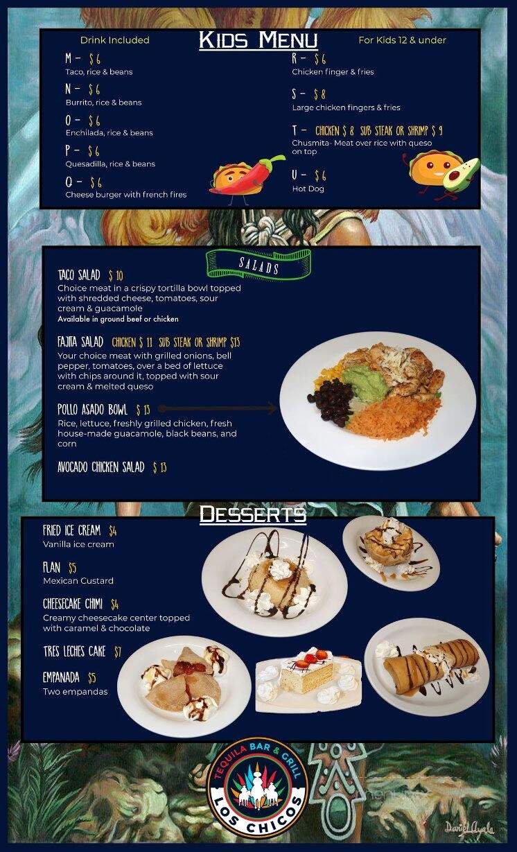 Los Chicos Tequila Bar & Grill - Petal, MS menu_pic