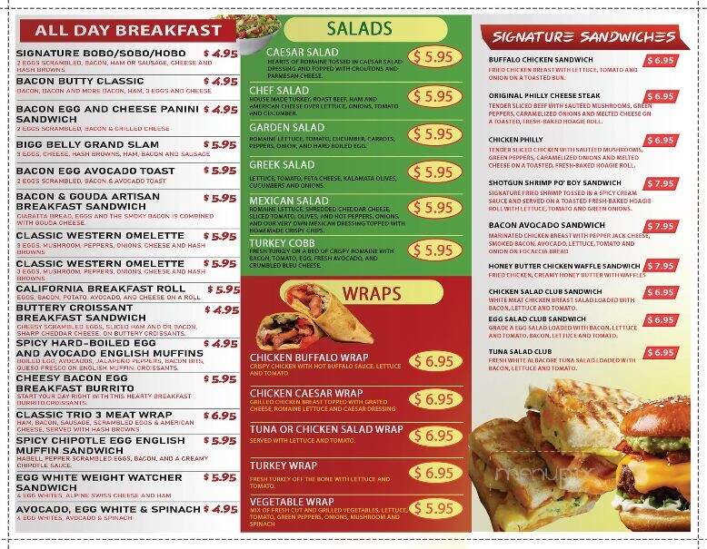 Bigg Belly - Valley Cottage, NY menu_pic