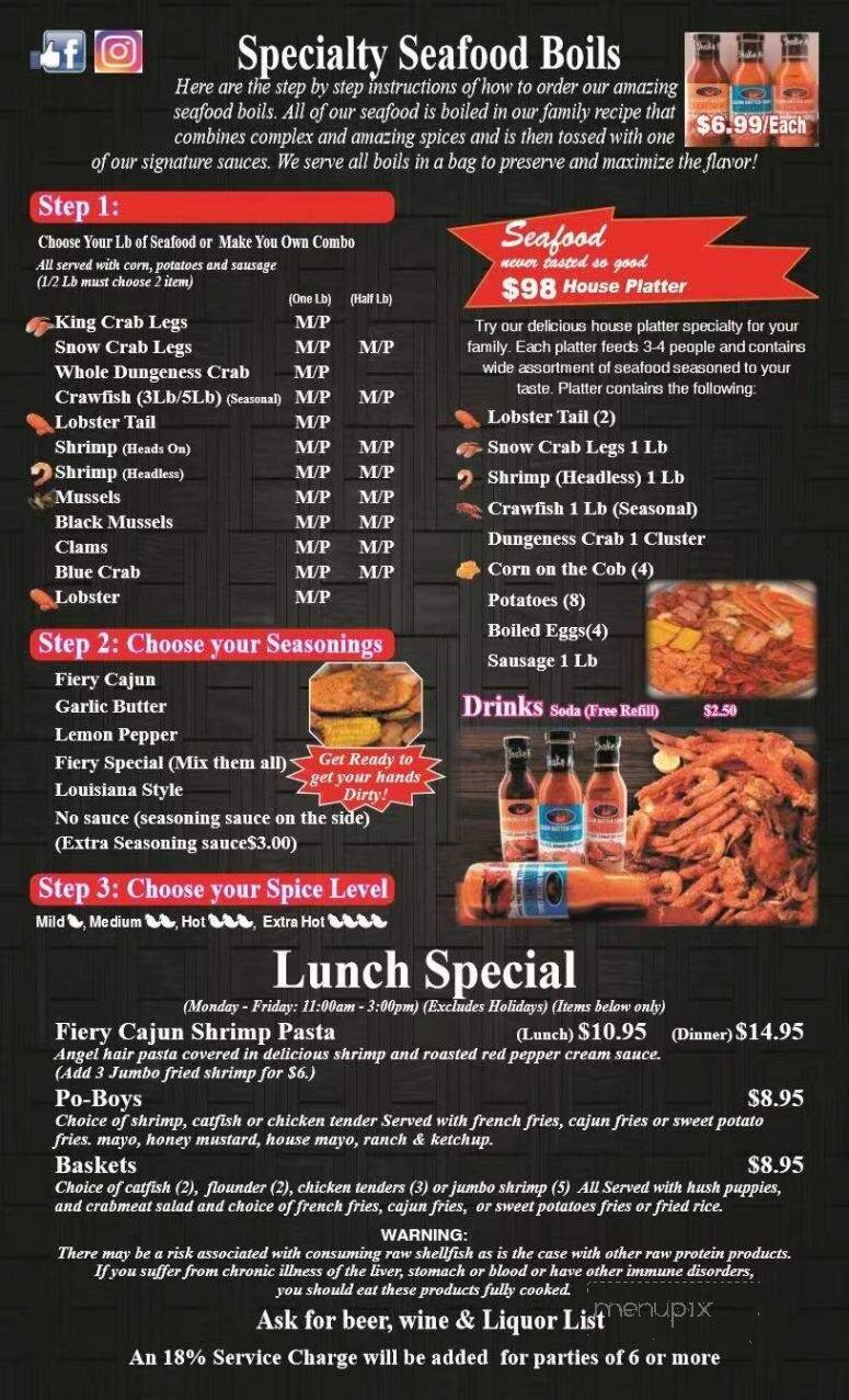 Fiery Crab - Harvey, LA menu_pic