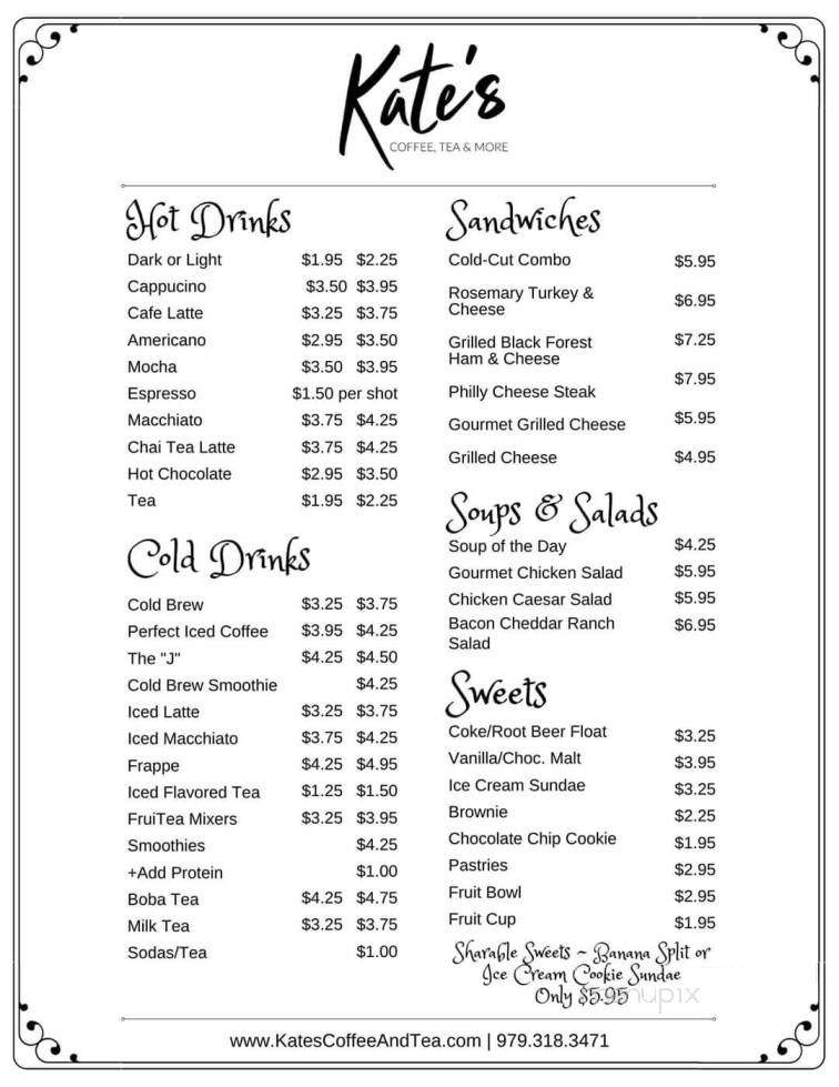 Kate's Coffee, Tea & More - Bay City, TX