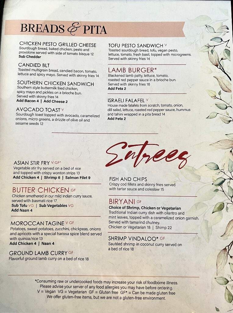 Gather Cafe Bistro Bar - Talent, OR menu_pic