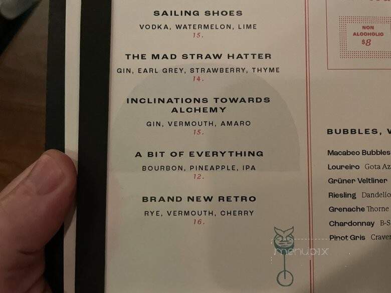 Wilder - Philadelphia, PA menu_pic