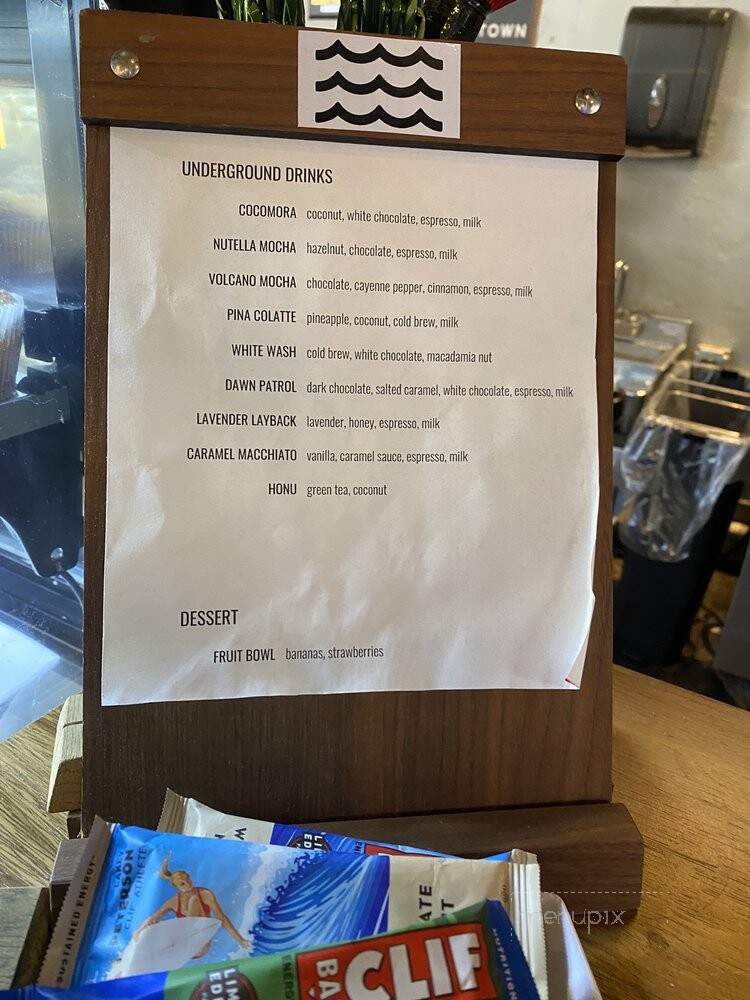 Surfers Coffee Bar - Wahiawa, HI menu_pic