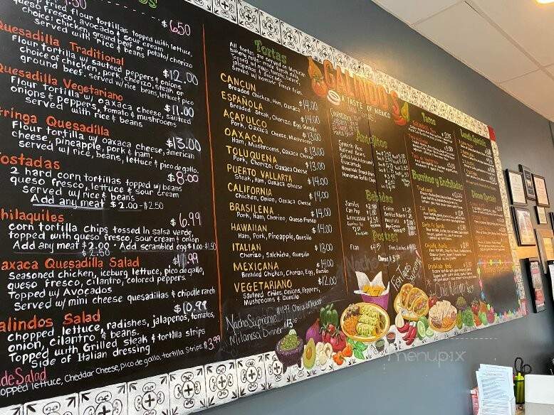 Galindo's A Taste of Mexico - Southgate, MI menu_pic