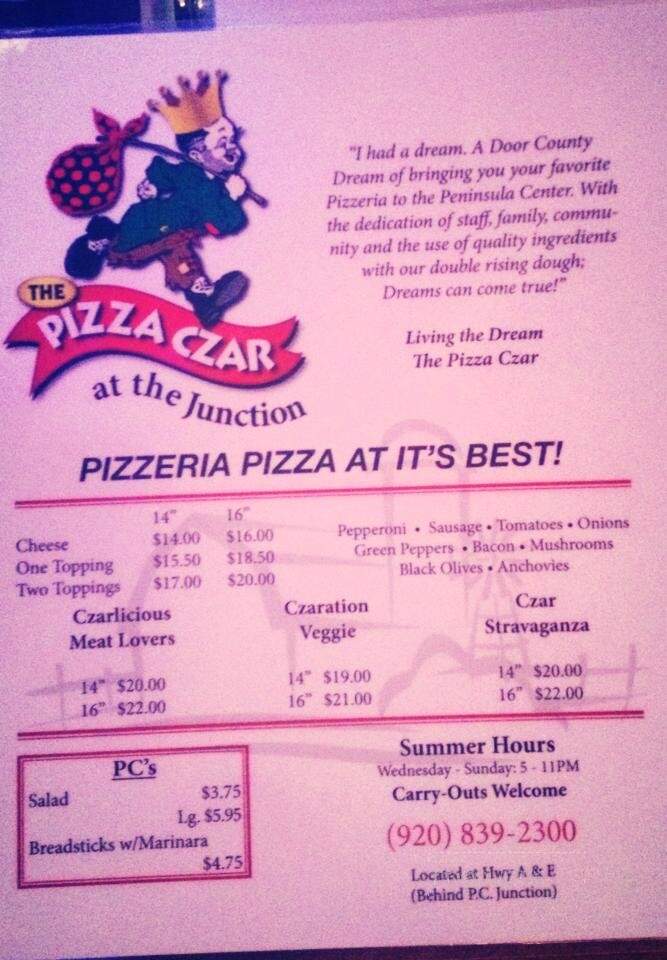 Pizza Czar - Baileys Harbor, WI