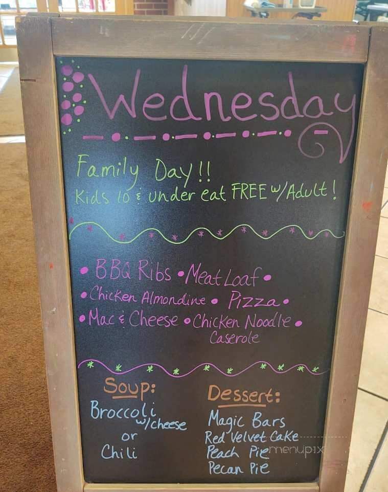 Rob's Restaurant - Brookville, OH menu_pic