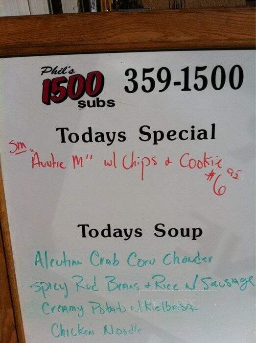 Phil's 1500 Subs - Forest Grove, OR menu_pic