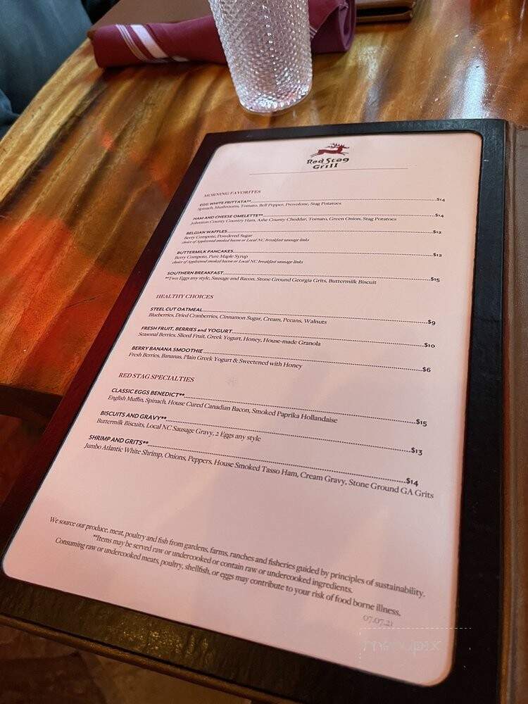 Red Stag Grill-Grand Bohemian Hotel Asheville - Asheville, NC menu_pic