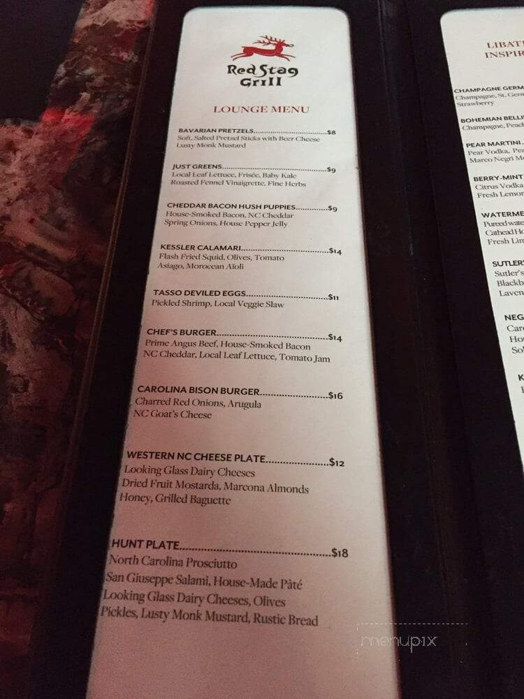 Red Stag Grill-Grand Bohemian Hotel Asheville - Asheville, NC menu_pic