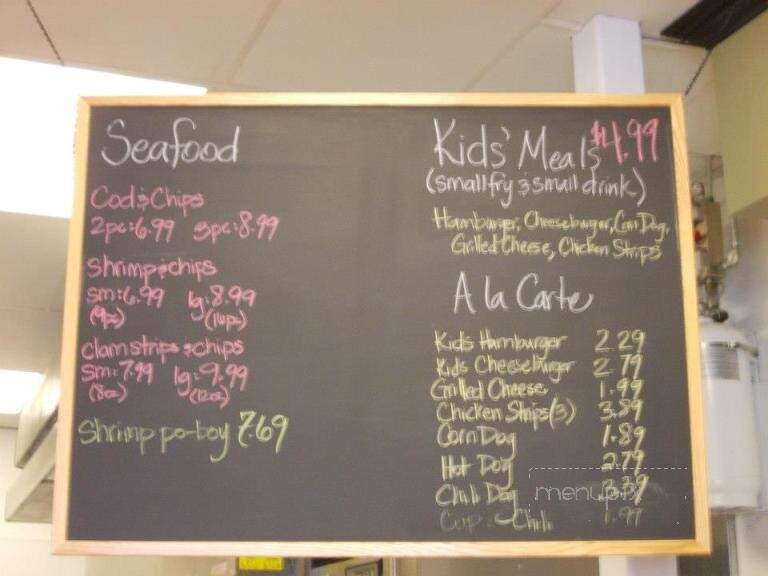 AJ's Burgers - Marysville, WA menu_pic