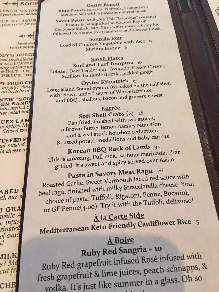 Farm to Table Bistro - Fishkill, NY menu_pic