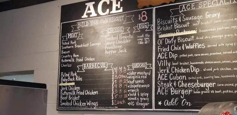 Ace Biscuit and Barbecue - Charlottesville, VA menu_pic