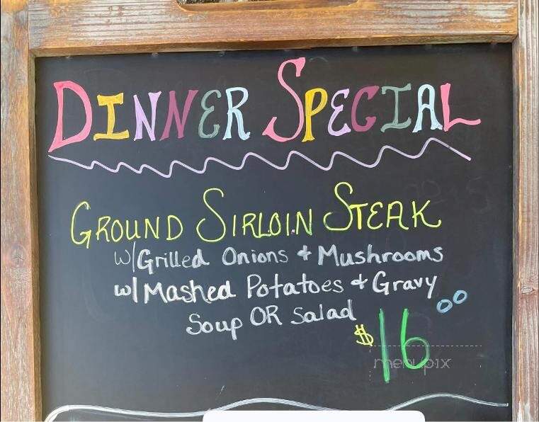 Timberline Cafe - West Yellowstone, MT menu_pic