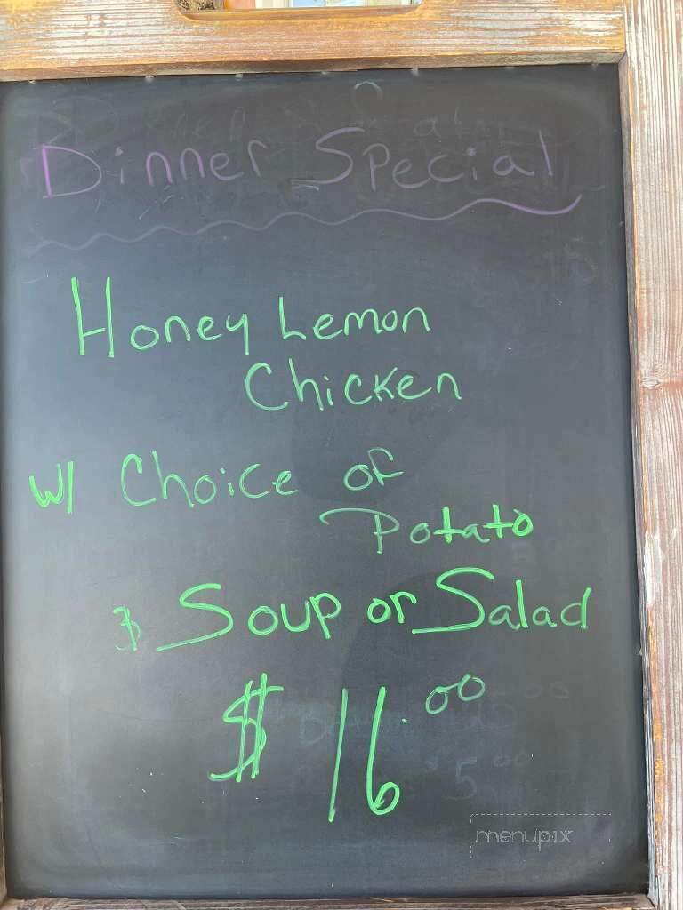 Timberline Cafe - West Yellowstone, MT menu_pic