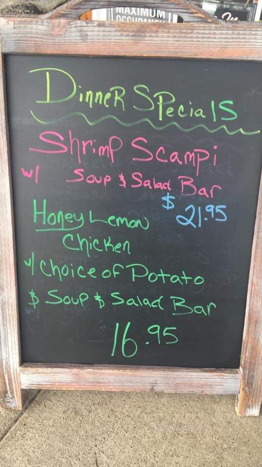 Timberline Cafe - West Yellowstone, MT menu_pic