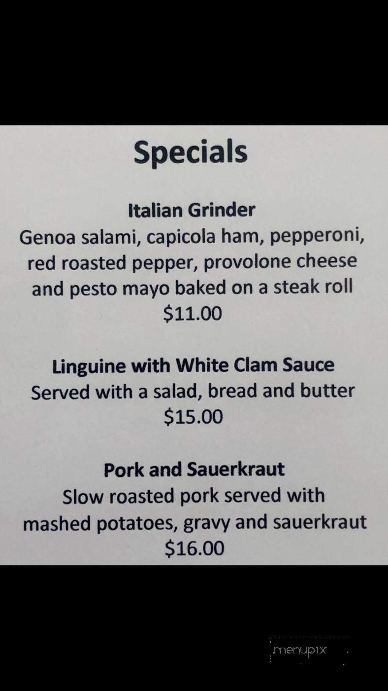 Detzi Tavern - Wind Gap, PA menu_pic