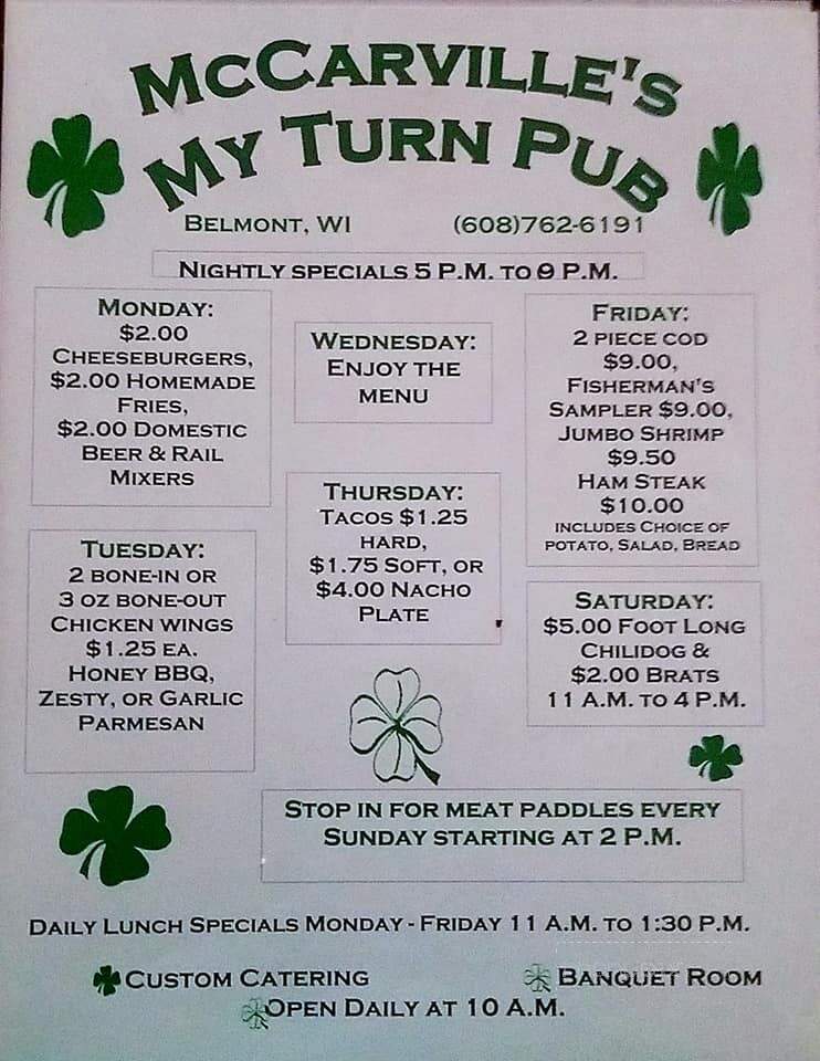 My Turn Pub - Belmont, WI
