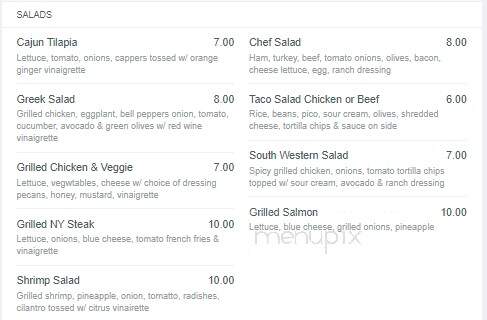 Moreno's - Carey, OH menu_pic