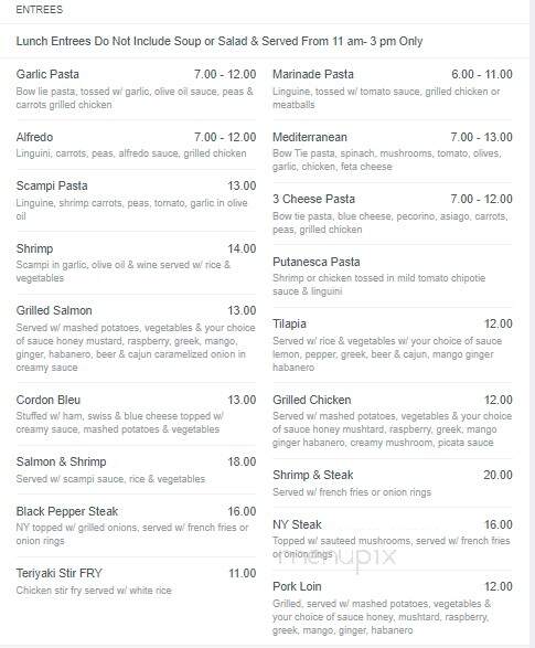 Moreno's - Carey, OH menu_pic