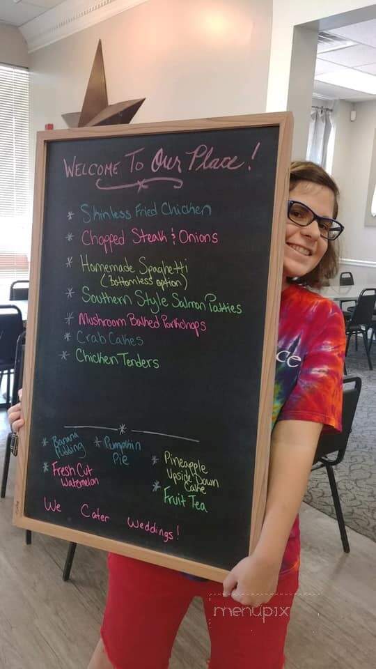 Our Place Cafe & Catering - Hendersonville, TN menu_pic