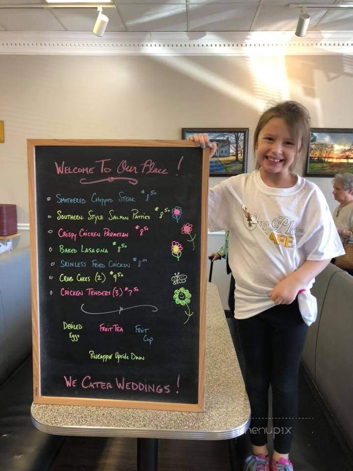Our Place Cafe & Catering - Hendersonville, TN menu_pic