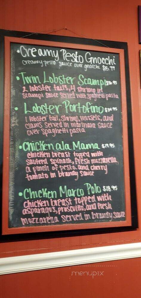 Portofino Pizza and Pasta - Parker, CO menu_pic