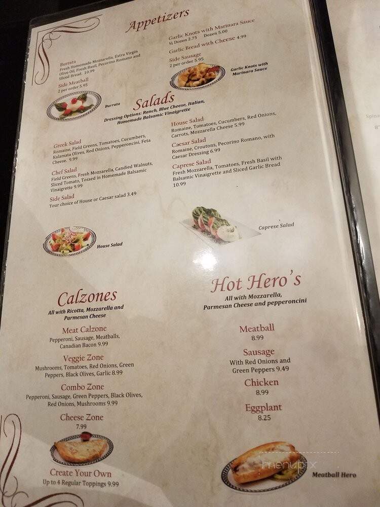 Portofino Pizza and Pasta - Parker, CO menu_pic
