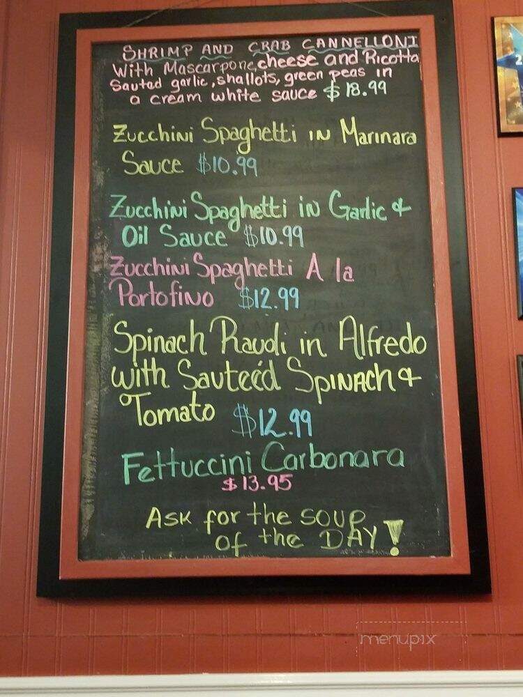 Portofino Pizza and Pasta - Parker, CO menu_pic