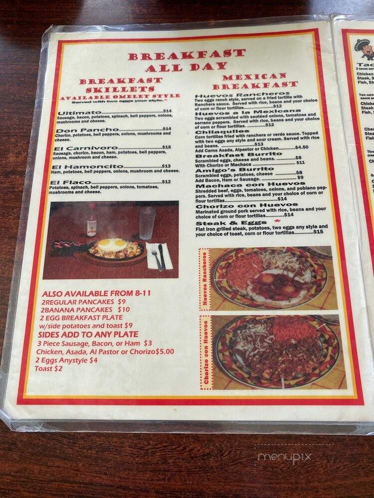 Amigo's - Kahului, HI menu_pic