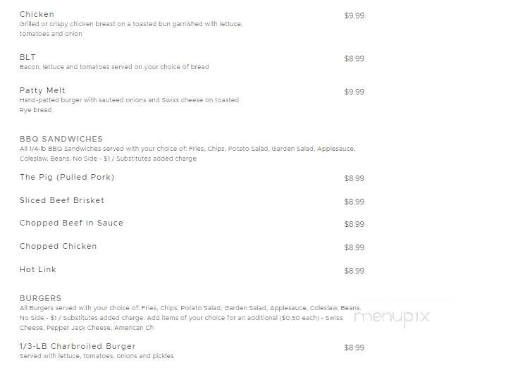 Grumpy Jake's Bbq & Catering - Show Low, AZ menu_pic