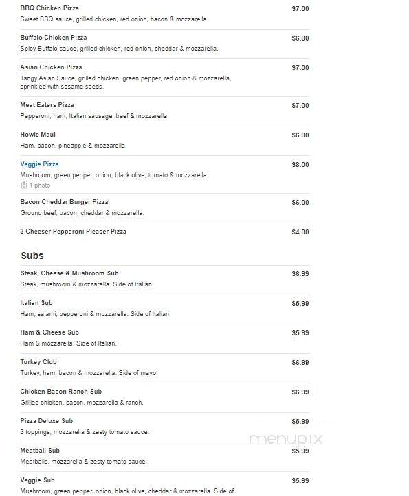 Hungry Howie's Pizza - Dewitt, MI menu_pic