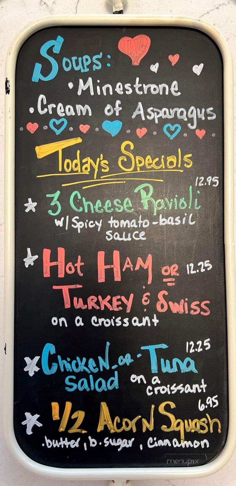 Caffe Tosi - St Joseph, MI menu_pic