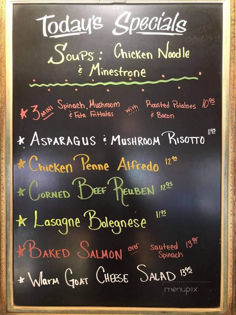 Caffe Tosi - St Joseph, MI menu_pic